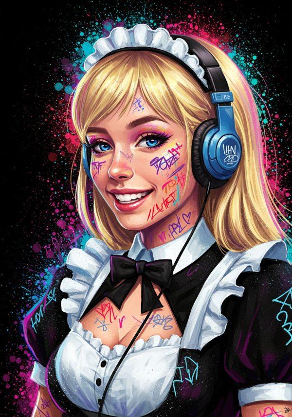 People in headphones