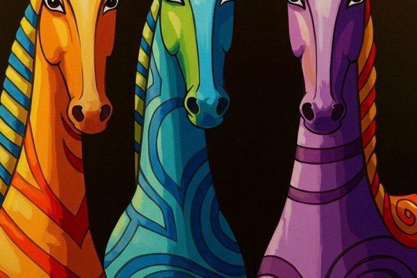 Colorful animals