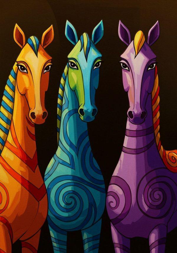 Colorful animals