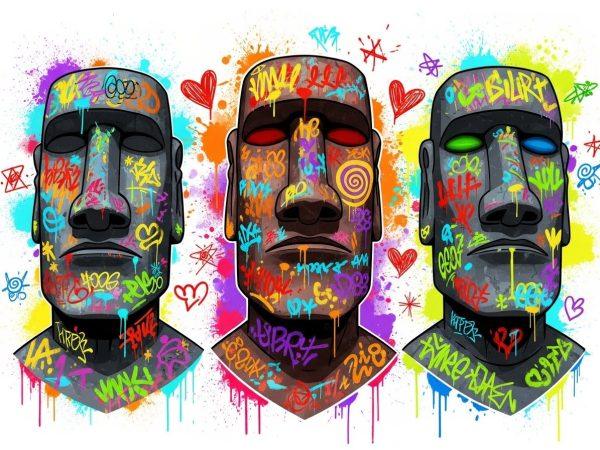 Three heads